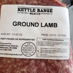 Ground lamb