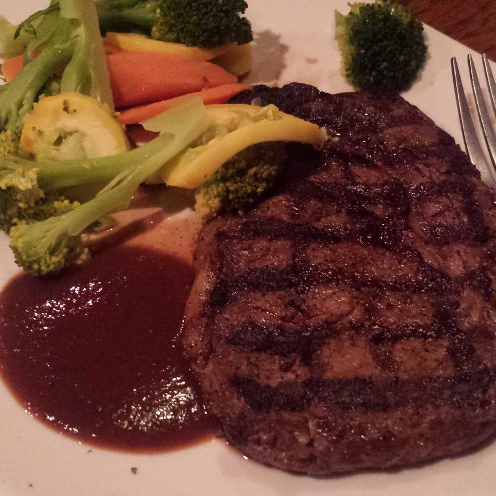 Outback Steakhouse - Rib Eye Steak & Mixed Veggies - Steakhouses Near Me - Norwalk, California Outback Steakhouse - Rib Eye Steak & Mixed Veggies - Steakhouses Near Me - Norwalk, California