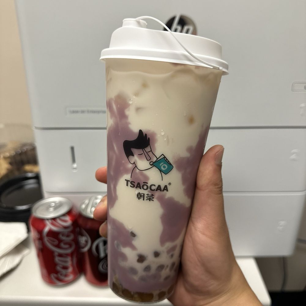 Taro Lava Bubble Tea Taro Lava Bubble Tea