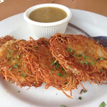 Speisekammer - Reibekuchen (Potato Pancake with Apple Compote) - German Near Me - Alameda, California Speisekammer - Reibekuchen (Potato Pancake with Apple Compote) - German Near Me - Alameda, California