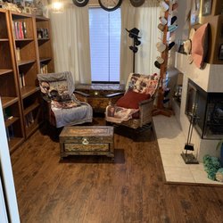 Reading nook.