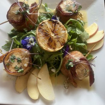 Cowboy Butter - Bacon wrapped scallops - Bars Near Me - New Milford, Connecticut
