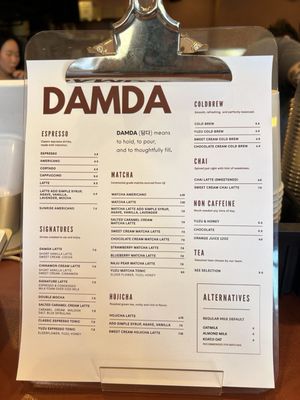 Menu photo 1 Damda Los Angeles, CA Menu photo 1 Damda Los Angeles, CA