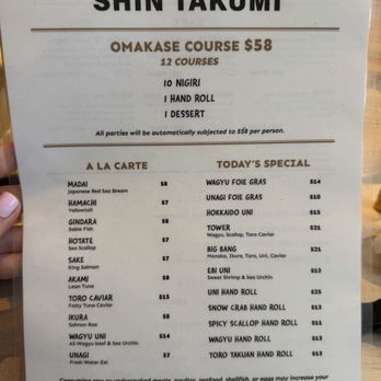 Shin Takumi - Sushi Bars Near Me - New York, New York Shin Takumi - Sushi Bars Near Me - New York, New York