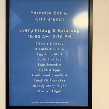 Paradise Bar And Grill - One Mimosa Flight, please - American Near Me - Moses Lake, Washington