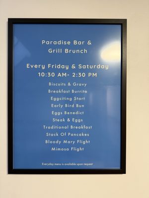 Menu photo 1 Paradise Bar And Grill Moses Lake, WA