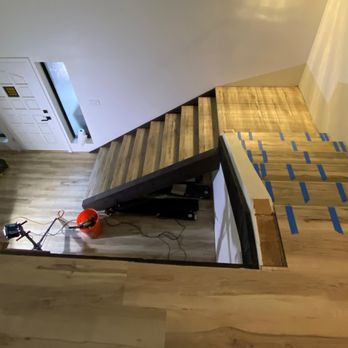 Towers Flooring - Stairway install in progress. - Flooring Near Me - Bakersfield, California Towers Flooring - Stairway install in progress. - Flooring Near Me - Bakersfield, California