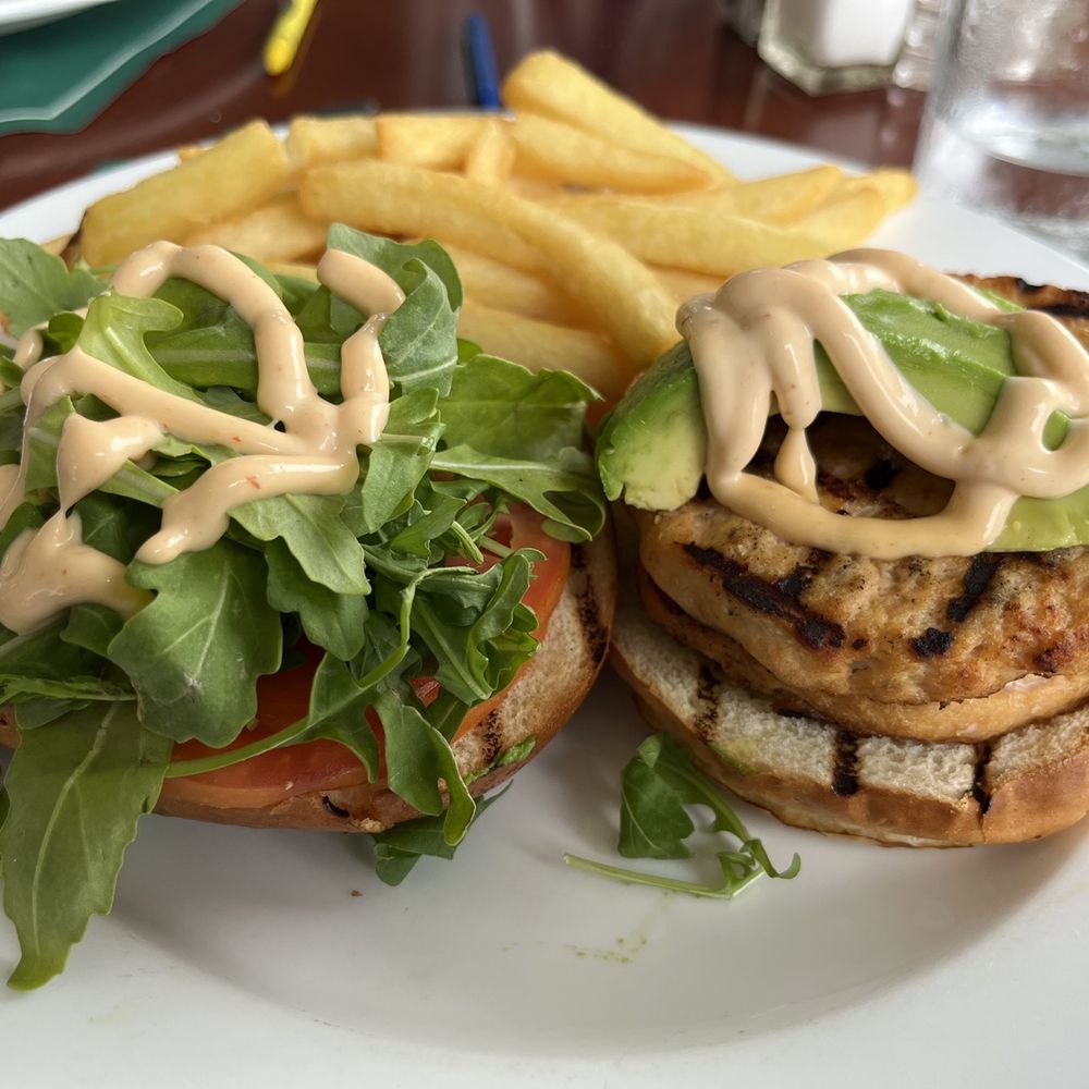 Clancy's Restaurant - Really disappointed in this salmon burger. The frozen not fresh Patties reminded me of the frozen patty's you get at Costco. - Seafood Near Me - Dennis Port, Massachusetts