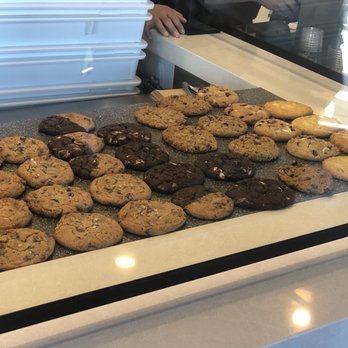Urbane Cafe - Fresh cookies out of the fire oven. Chocolate chip, oatmeal, lemon, raspberry,and a half and half cookie. - Sandwiches Near Me - Bakersfield, California