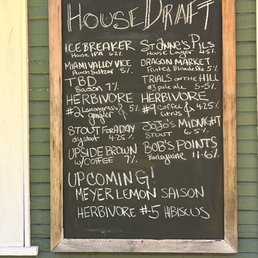 Exterior outside entrance of Fifth Street Brewpub - Outside beer menu - Dayton, Ohio Exterior outside entrance of Fifth Street Brewpub - Outside beer menu - Dayton, Ohio