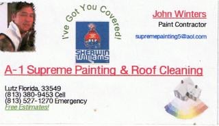 Slide of A-1 Supreme Painting & Roof Cleaning