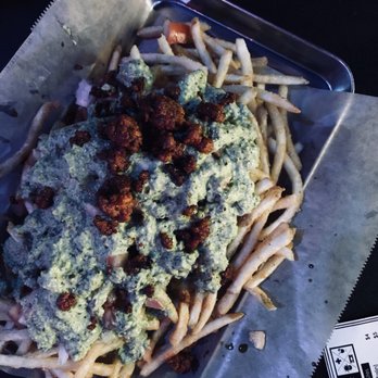 Barcode - Chorizo Fries $1 off during Happy Hour - Cocktail Bars Near Me - Garden Grove, California