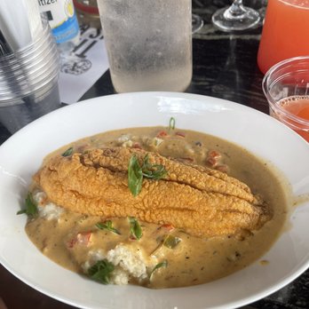 The Address - Fried Catfish & Grits - American Near Me - Houston, Texas