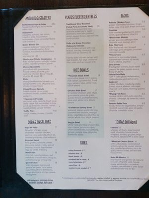Menu photo 5 Flying Iguana Neptune Beach, FL