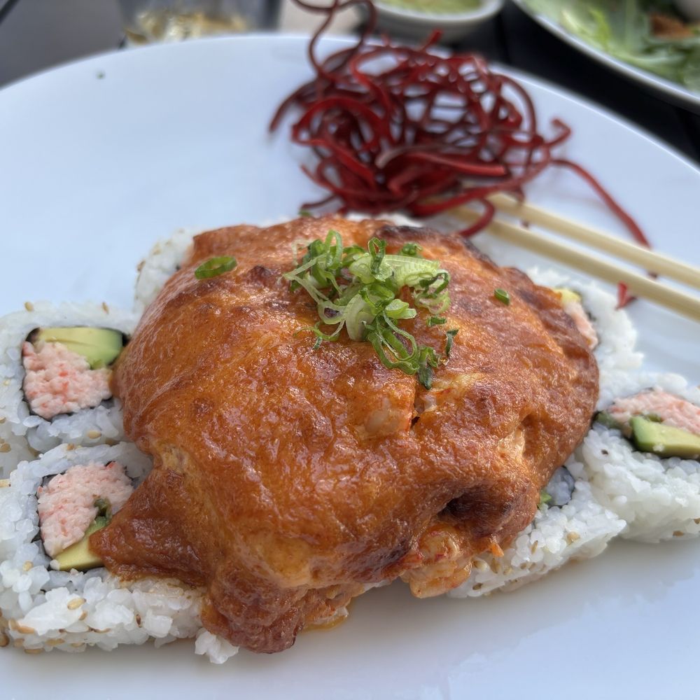 Sushi Seven - Ole Roll (choice of crawfish or scallops) - Sushi Bars Near Me - San Antonio, Texas Sushi Seven - Ole Roll (choice of crawfish or scallops) - Sushi Bars Near Me - San Antonio, Texas