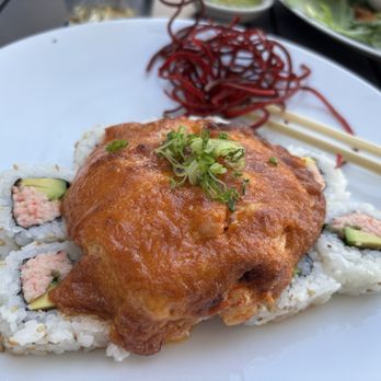 Sushi Seven - Ole Roll (choice of crawfish or scallops) - Sushi Bars Near Me - San Antonio, Texas Sushi Seven - Ole Roll (choice of crawfish or scallops) - Sushi Bars Near Me - San Antonio, Texas