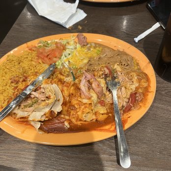 Garcia's Mexican Restaurant - The chicken was pink and it was REALLY salty and watery - Mexican Near Me - Glendale, Arizona