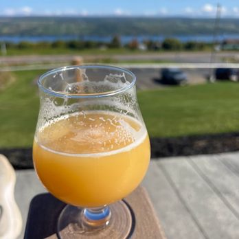 Tin Barn Brewing - a glass of orange juice - Breweries Near Me - Dundee, New York