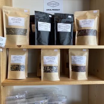 Wild Poppy Market - a shelf of various varieties of wildflowers - Bakeries Near Me - Ladysmith, British Columbia
