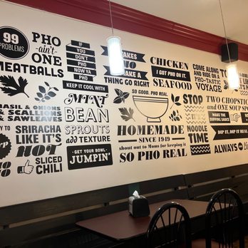 Pho Real - a wall with many different types of stickers - Vietnamese Near Me - Littleton, Colorado Pho Real - a wall with many different types of stickers - Vietnamese Near Me - Littleton, Colorado