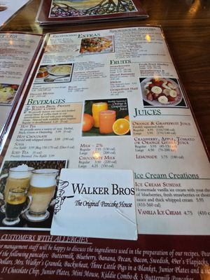 Menu photo 4 Walker Bros Original Pancake House Schaumburg, IL