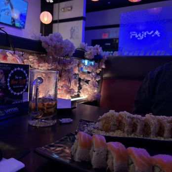 FUJIYA - ALBACORE DELIGHT, SALMON SPICY SCALLOP ROLL - Japanese Near Me - Burbank, California FUJIYA - ALBACORE DELIGHT, SALMON SPICY SCALLOP ROLL - Japanese Near Me - Burbank, California