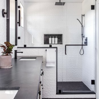 Tru Remodeling - a black and white bathroom - General Contractors Near Me - La Mesa, California Tru Remodeling - a black and white bathroom - General Contractors Near Me - La Mesa, California