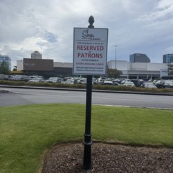 Sign in parking space is not clear