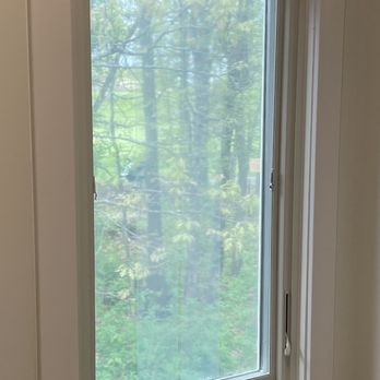 Renewal by Andersen of Long Island - White trim with grey window. The window should be white. - Windows Installation Near Me - Farmingdale, New York Renewal by Andersen of Long Island - White trim with grey window. The window should be white. - Windows Installation Near Me - Farmingdale, New York