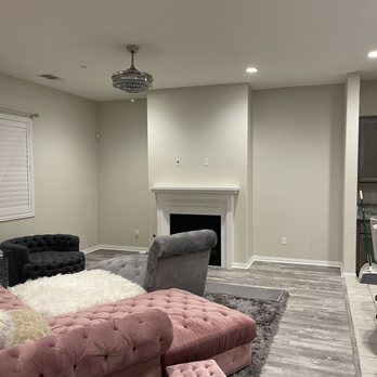 Paint Doggz Paint - This Accent Wall was Pink. This is the FINISHED product! I'M VERY PLEASED!!! - Painters Near Me - Canyon Lake, California Paint Doggz Paint - This Accent Wall was Pink. This is the FINISHED product! I'M VERY PLEASED!!! - Painters Near Me - Canyon Lake, California