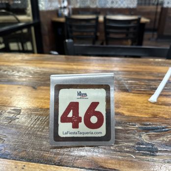 La Fiesta Alteña - Folsom - Table number - Mexican Near Me - Folsom, California