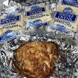 Roy's Kwik Korner - Their signature Baseball Crab Cake