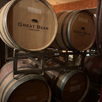 Great Bear Vineyards - Great Bear barrels - Wine Tasting Room Near Me - Davis, California