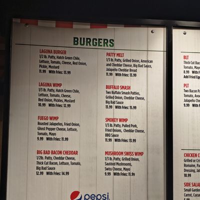 Menu photo 4 Laguna Burger Albuquerque, NM