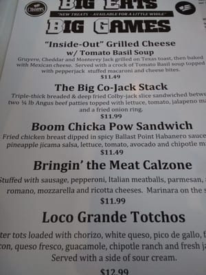 Menu photo 8 Champps Americana Brookfield, WI