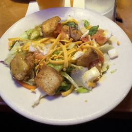 Side salad with Italian dressing Side salad with Italian dressing