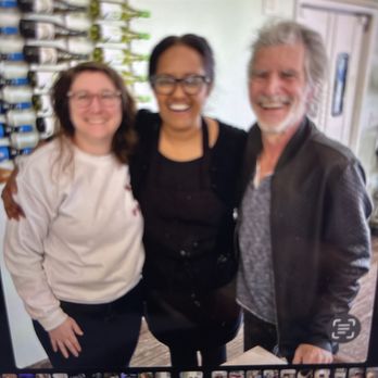 Hanna's Gourmet - Murial, Hannah and myself still with mad professor hair! - Modern European Near Me - San Diego, California