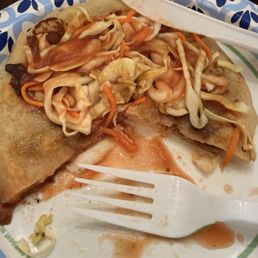 Bean and cheese pupusa Bean and cheese pupusa