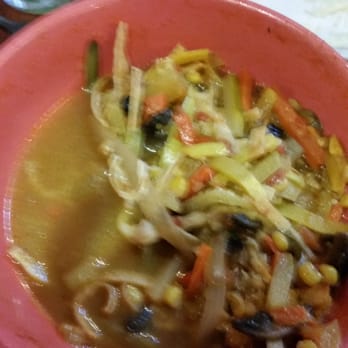 Los Cucos Mexican Cafe - They call to this a tortilla soup, but luck like a veggies with water and chesse!!!!! - Mexican Near Me - Sandy, Utah
