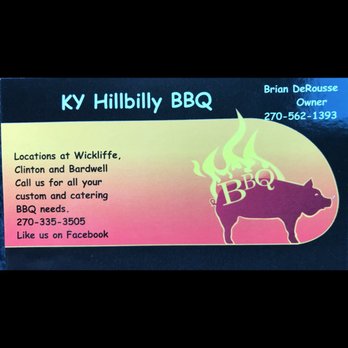Kentucky Hillbilly BBQ - Barbeque Near Me - Wickliffe, Kentucky