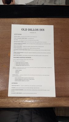 Menu photo 3 Old Dillon Inn Silverthorne, CO