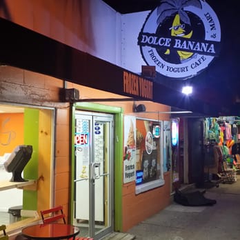 Dolce Banana Cafe - I was told that they'll stay open later on nights when there's a steady stream of sidewalk traffic. Call ahead to check though. - Coffee & Tea Near Me - Folly Beach, South Carolina Dolce Banana Cafe - I was told that they'll stay open later on nights when there's a steady stream of sidewalk traffic. Call ahead to check though. - Coffee & Tea Near Me - Folly Beach, South Carolina
