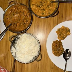 Indian Curry House - Veg Korma and Mutter Malai Paneer