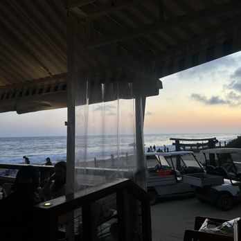 The Beachcomber - View from patio at sunset was gorgeous - Seafood Near Me - Newport Beach, California