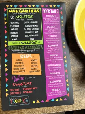 Menu photo 5 Sofia's Taqueria Old Bridge Old Bridge, NJ