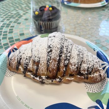 Sugar Pine Bakery - Chocolate Croissant & chocolate cupcake! - Bakeries Near Me - South Lake Tahoe, California