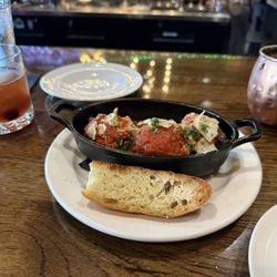 Pignetti's Waco - Smoked Old Fashioned, Wagyu meatballs, and Tuscan Mule!