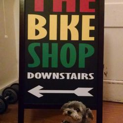The Bike Shop - The Sign for out front of shop.