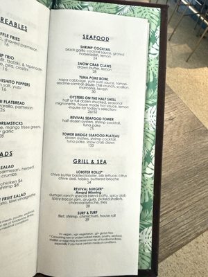 Menu photo 5 Clayton Club Sacramento, CA