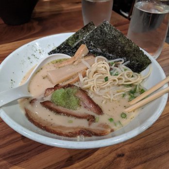Ippudo San Francisco - Wasabi tonkotsu ramen, mixed, add menma - Ramen Near Me - San Francisco, California Ippudo San Francisco - Wasabi tonkotsu ramen, mixed, add menma - Ramen Near Me - San Francisco, California
